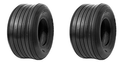 11x4.00-5 Major Brand 4 Ply Rated Tubeless Rib Tires (Set of 2)