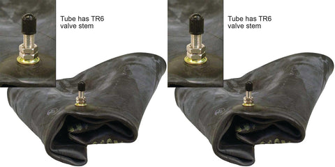 26x8-14  26x9-14 Major Dual Size Heavy Duty ATV Tire Inner Tubes with Threaded Metal Valve Radial Bias (SET OF 2)