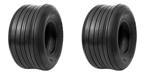 13X6.50-6 Carlisle Straight Rib 4 Ply Rated Tubeless  Lawn & Garden Tires (SET OF 2)