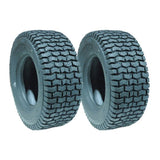15x6.00-6 Carlisle Turf Saver 2 Ply Rated Tubeless Turf Tire Garden Tractor Lawn Mower ( SET OF 2)