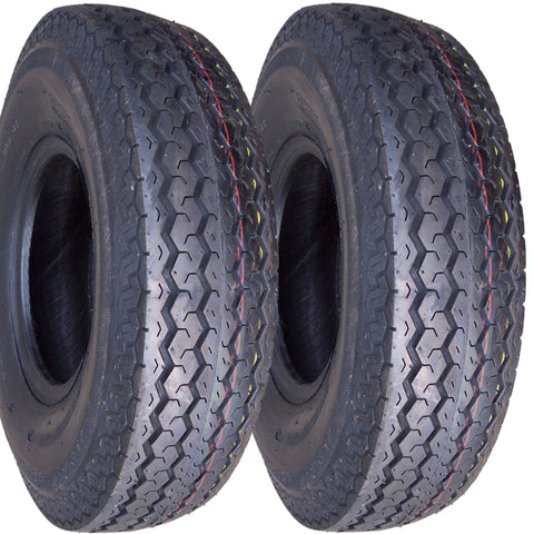 4.80-12 Major Brand Hiway Speed Tubeless Trailer Service Tires Load Range C 6 Ply Rated  (SET OF 2)
