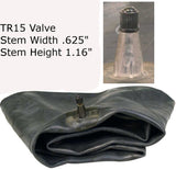 6.50/7.00/7.50/7.60/8.00-15/16 Carlisle Multi Size Farm Tractor Implement Tire Inner Tube TR 15 Rubber Valve Radial/Bias