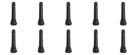 Tire Valve  TR418 - 2" Snap-In Tubeless Rubber Valve Stem (10 Pack)
