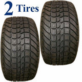 205/50-10 (18x8.00-10) K Brand 4 Ply Rated Tubeless Golf Cart Utility Tires (SET OF 2)