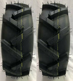 4.00-4 400-4 Major Brand 4 Ply Rated Load Range B Tubeless R-1 Lug Tires  (SET OF 2)