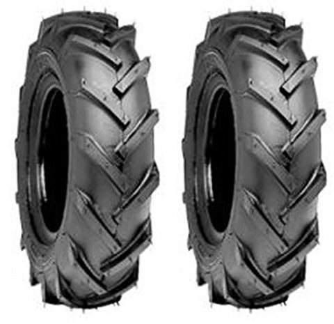 4.00-8 Major Brand 4 ply Rated Load Range B Tubeless R-1 Lug Tires  (SET OF 2)