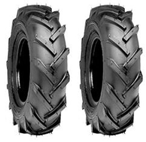 4.00-8 Major Brand 4 ply Rated Load Range B Tubeless R-1 Lug Tires  (SET OF 2)