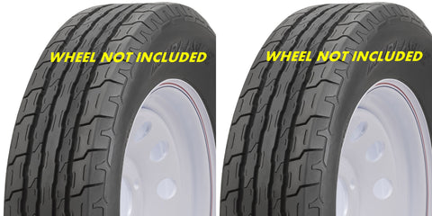 4.80-8 Carlisle Sport Trail Hiway Speed Load Range C  6Ply Rated Tubeless Trailer Service Tires (SET OF 2)
