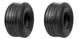 15x6.00-6 Major Brand Heavy Duty  6 PLY RATED Tubeless Lawn Mower Tractor Rib Tires (SET OF 2)