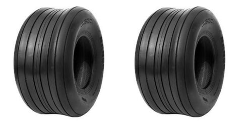 16x6.50-8 Major Brand  4 Ply Rated Tubeless Lawn Mower Tractor Rib Tires (SET OF 2)