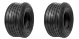 18x8.50-8 Major Brand  4 Ply Rated Tubeless Lawn Mower Tractor Rib Tires (SET OF 2)