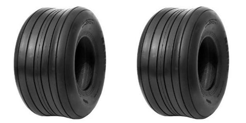 18x8.50-8 Major Brand  4 Ply Rated Tubeless Lawn Mower Tractor Rib Tires (SET OF 2)