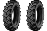 6.5/80-12 Starmaxx  6 ply rated Tractor R-1LUG Tires & Tubes  (SET OF 2)