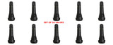 Tire Valve TR-414 1-1/2" Tubeless Rubber Snap-In Valve Stem (10 Pack)