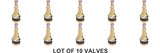 Tire Valve TR 618A   Air Water Liquid Tubeless Tire Valves  1 7/8 In  Rear Tractor   (Lot of 10)
