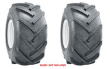 15x6.00-6 Major Brand Heavy Duty  6 PLY RATED Tubeless Lawn Mower Tractor R1 Lug Tires (SET OF 2)