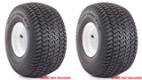 18x10.50-10  Carlisle Carlstar Multi Trac CS  4 Ply Rated Tubeless Lawn Mower Tractor Turf Tires (SET OF 2)