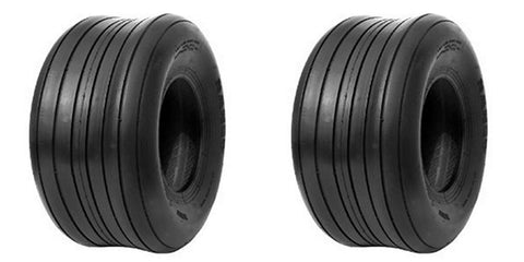 13X6.50-6 Carlisle Straight Rib 4 Ply Rated Tubeless  Lawn & Garden Tires (SET OF 2)