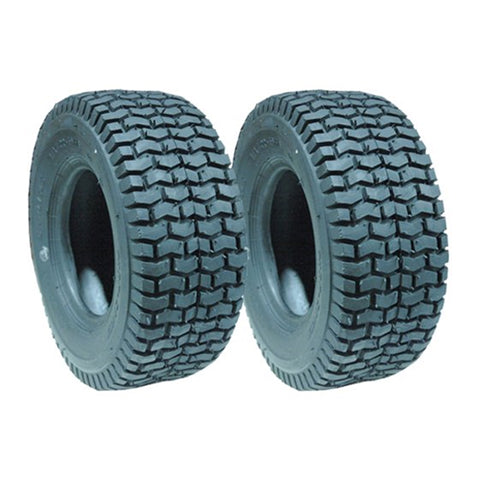 15x6.00-6 Carlisle Turf Saver 2 Ply Rated Tubeless Turf Tire Garden Tractor Lawn Mower ( SET OF 2)