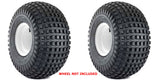25x12-9 Deestone Knobby Tubeless  ATV Tires  25x12.00-9 25/12-9 ( SET OF 2)