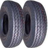 4.80-8 Deestone Hiway Speed Load Range C  6 Ply Rated Tubeless Trailer Service Tires (SET OF 2)