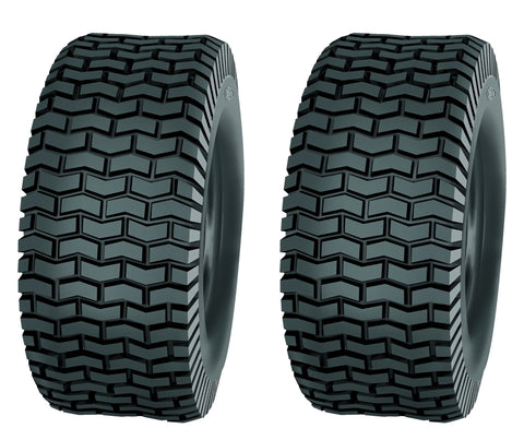 11x4.00-4 Major Brand 4 Ply Rated Tubeless Lawn Mower Turf Tires (SET OF 2)