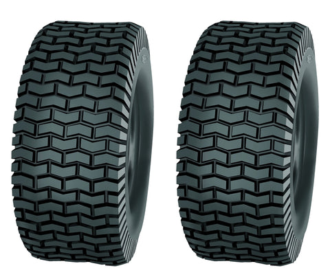 11x4.00-4 Major Brand 4 Ply Rated Tubeless Lawn Mower Turf Tires (SET OF 2)