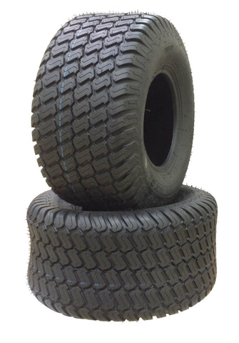 18x6.50-8  Air Loc  4 Ply Rated Tubeless Lawn Mower Tractor Turf Tires (SET OF 2)