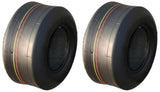 13x6.50-6 Major Brand 4 Ply Rated Tubeless Smooth Slick Tires (Set of 2)