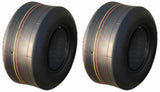 11x6.00-5 K9 Smooth Slick 4 Ply Rated Tubeless Tires (SET OF 2)
