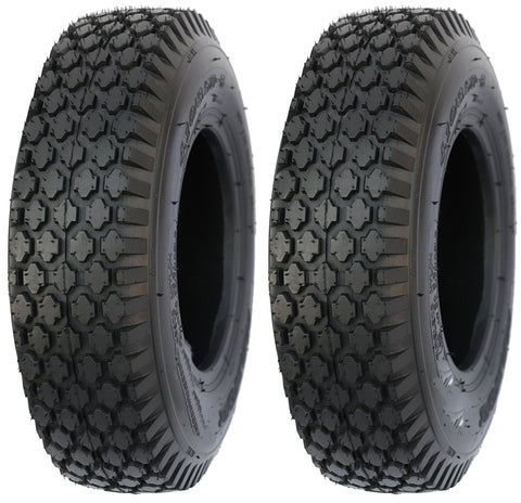 4.80/4.00-8   4 Ply Rated Tubeless Stud Tires  (SET OF 2)