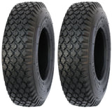 4.10/3.50-4 Major Brand Stud Tire 4 Ply Rated Tubeless Tires (SET OF 2)