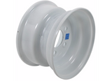 10" White Steel Trailer Wheel 5 Bolt/Lug Fits 20.5x8.0-10 205/65-10 Tires